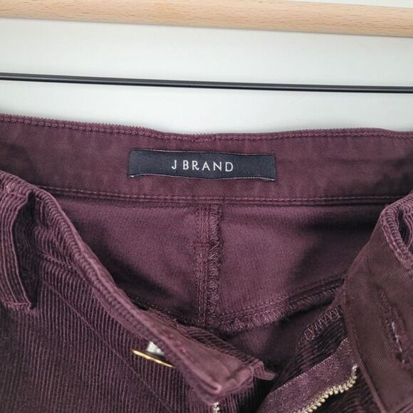 J Brand Size 25 Skinny Corduroy Pants Stretch Blackberry Dark Purple - Picture 12 of 12